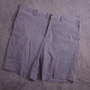 Polo Ralph Lauren Shorts Men 38 Seersucker Preppy Stretch Classic Fit Flesh Pony